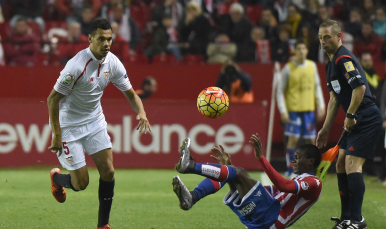 Kolo durante el partido ante el Sporting