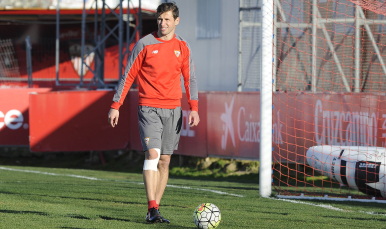 Krychowiak se ejercita en la ciudad deportiva