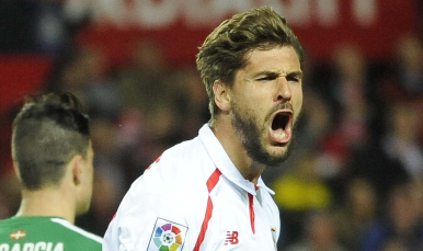 Llorente en el Sevilla FC-Eibar