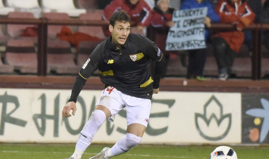 Cristóforo en el Logroñés-Sevilla FC