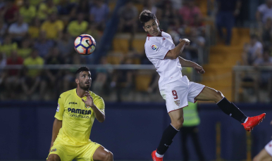 Vietto en el Villarreal CF-Sevilla FC