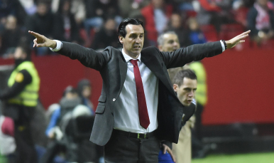 Emery en el Sevilla FC-CD Mirandés