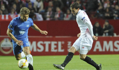 Cristóforo en el Sevilla FC-Molde