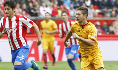 Vietto, en El Molinón