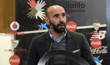 Monchi en la presentación del Mundialito