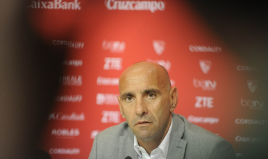 Monchi en sala de prensa 