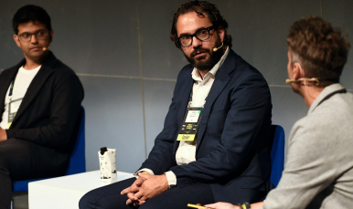 Víctor Orta, en el World Football Summit 2023