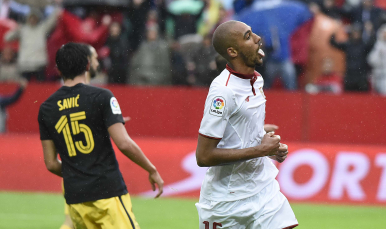 Nzonzi marca el gol ante el Atlético 