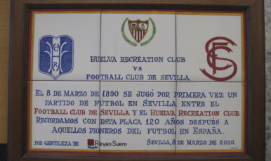 Reconocimiento a los orígenes del Sevilla FC