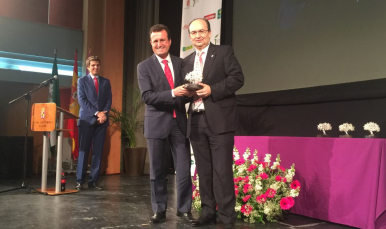 El presidente Castro en la entrega de los XVI Premios de la Federación de Periodistas Deportivos de Andalucía