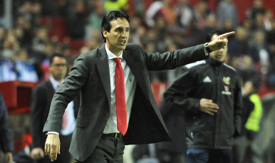 Emery en el Sevilla FC-Real Sociedad