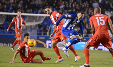 Acción del Deportivo-Sevilla FC