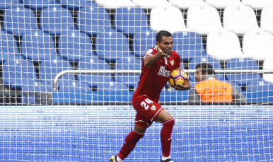 Mercado, en el Deportivo-Sevilla FC