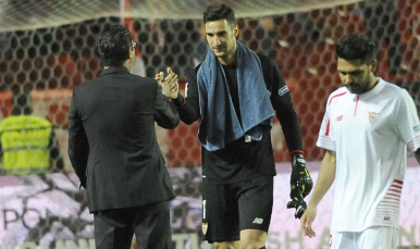 Sergio Rico tras el Sevilla FC-Eibar
