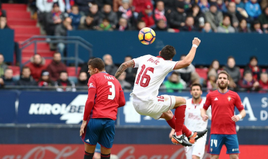 Jovetic, en el Osasuna-Sevilla FC