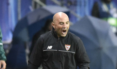 Sampaoli en la Supercopa de Europa