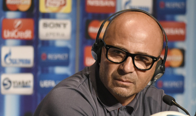 Sampaoli atiende a la prensa