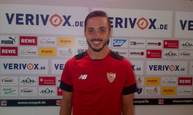 Sarabia, tras el partido ante el Sandhausen