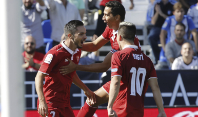 Sarabia hizo el gol de la victoria ante el Leganés