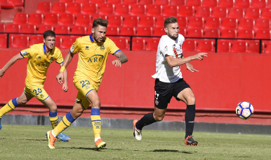 Carrillo del Sevilla Atlético ante el Alcorcón