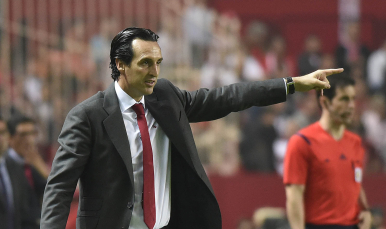 Unai Emery en el Sevilla FC-Getafe CF
