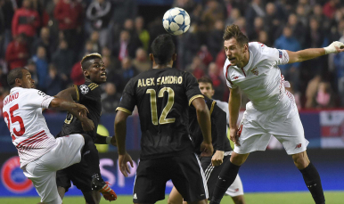 Krychowiak en el Sevilla FC-Juventus