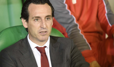 Emery en el derbi sevillano