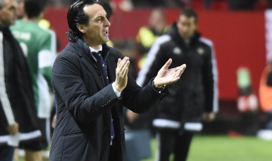 Emery en el Sevilla FC-Betis