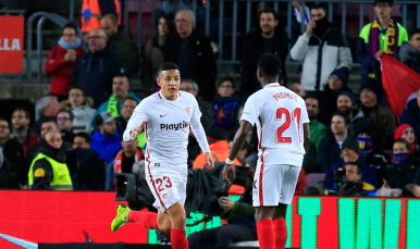 Arana marcó en el Camp Nou