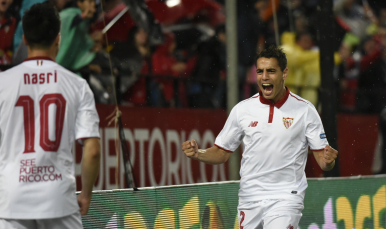 Ben Yedder en el Sevilla FC-Celta de Vigo 