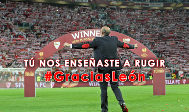 TÚ NOS ENSEÑASTE A RUGIR, #GRACIASLEÓN