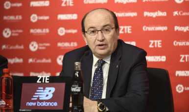 Castro durante la presentación de Caparrós 