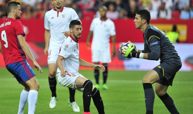 David Soria ante el Club Atlético Osasuna