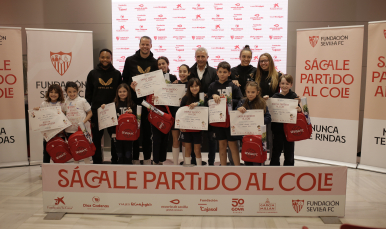 El Colegio Cristo Rey en el Ramón Sánchez-Pizjuán.