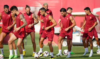 Entrenamiento Sevilla FC