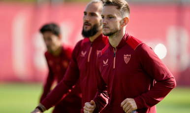 Entrenamiento Sevilla FC