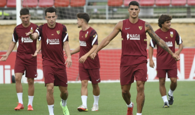 Entrenamiento Sevilla FC