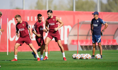 Entrenamiento Sevilla FC