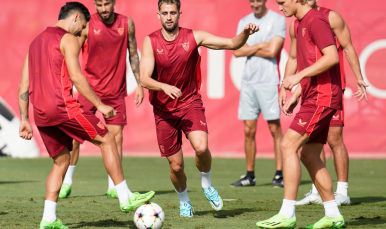 Entrenamiento Sevilla FC