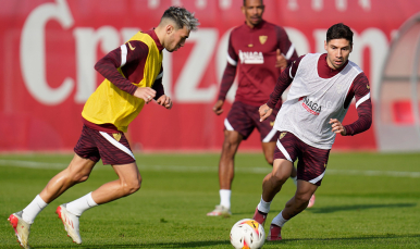 Entrenamiento Sevilla FC
