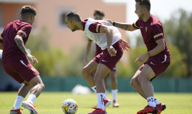 Entrenamiento Sevilla FC