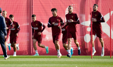 Entrenamiento Sevilla FC