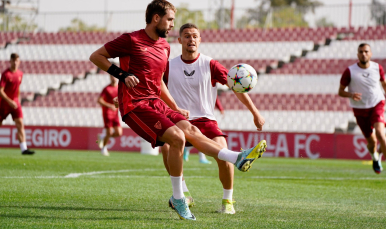 Entrenamiento Sevilla FC