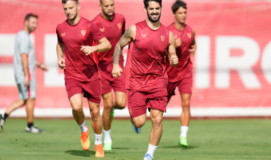 Entrenamiento Sevilla FC
