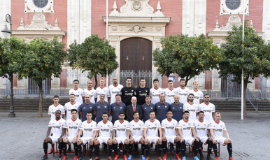 Foto oficial del Sevilla FC en la temporada 17/18