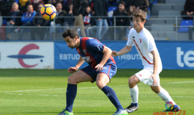 Partido entre el Huesca y el Sevilla Atlético