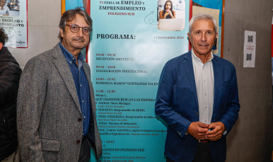 Inauguración de la Feria del Empleo en el Polígono Sur.