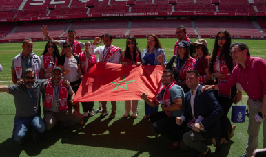 Delegación del Gobierno de Marruecos en el Sánchez-Pizjuán.