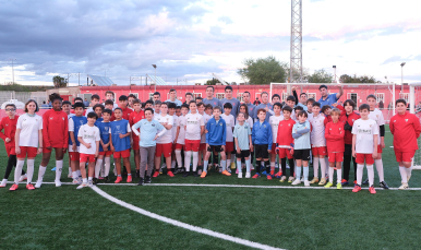 Entrenamiento especial por el Día Mundial del Autismo.
