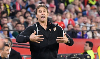 Julen Lopetegui, entrenador del Sevilla FC